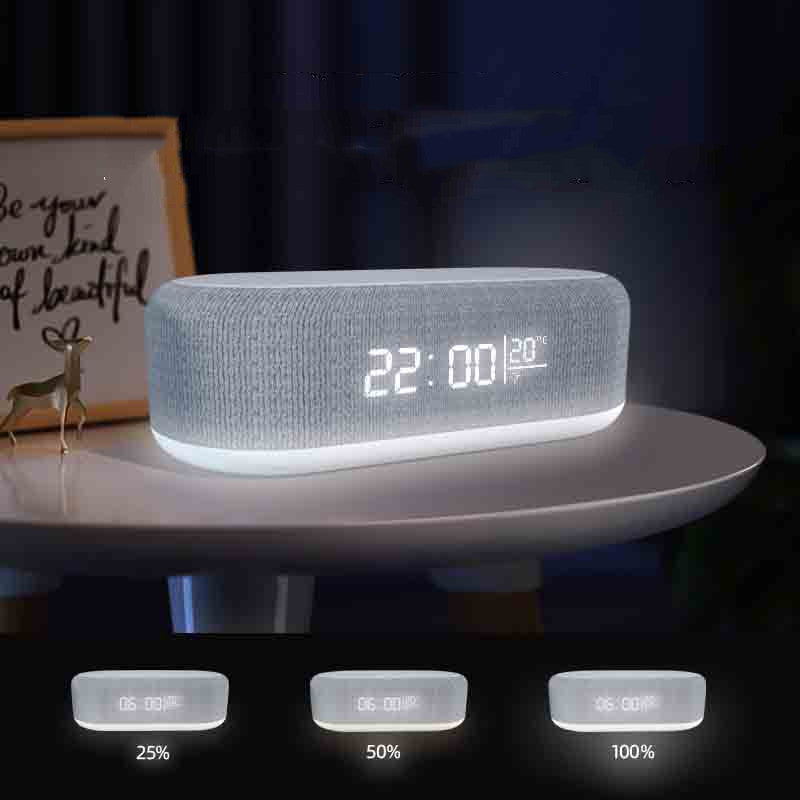 Four-in-one Wireless Charger/Night Lamp Alarm Clock