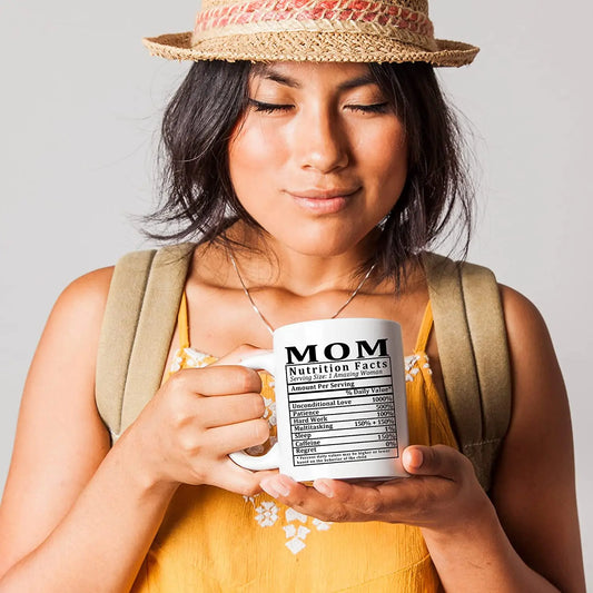 Inspirational - Mom Nutritional Facts Label Coffee Mug