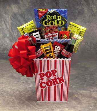 Popcorn Pack Gift Basket Large