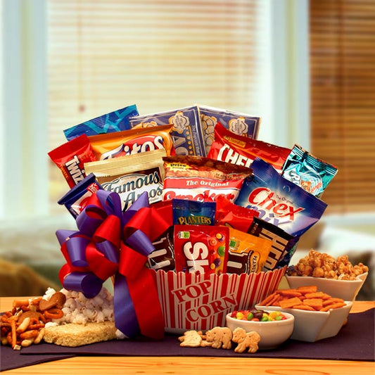 Movie Lovers Snacktime Favorites Gift Basket
