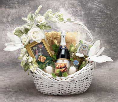 Wedding Wishes Gift Basket Large