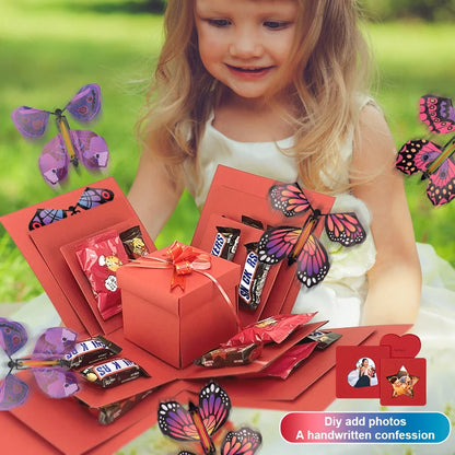 Creative Magic Butterfly Explosion Gift Box