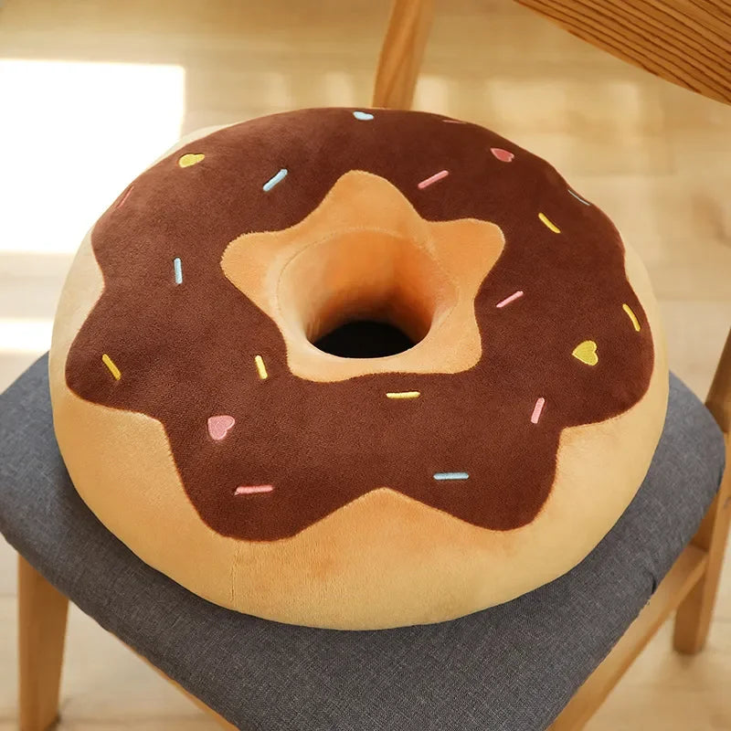 Sweet Buns Donut Soft Plush Pillow