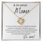 A Mi Amor Mama - Sweet Sentimental GiftsA Mi Amor MamaNecklaceSOFSweet Sentimental GiftsSO-9564476Necklace with Message Card dedicated to your MotherStandard Box18K Yellow Gold Finish169840369613