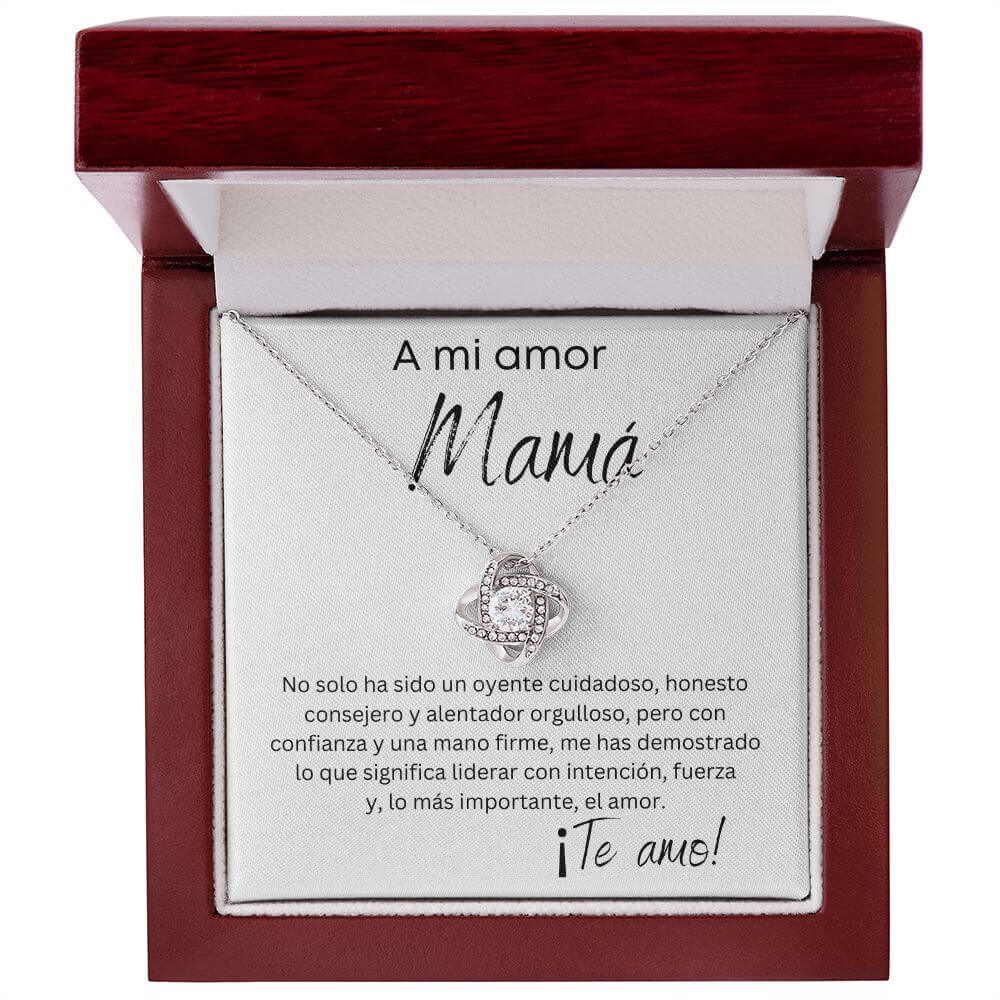 A Mi Amor Mama - Sweet Sentimental GiftsA Mi Amor MamaNecklaceSOFSweet Sentimental GiftsSO-9564478Necklace with Message Card dedicated to your MotherLuxury Box14K White Gold Finish857181714772
