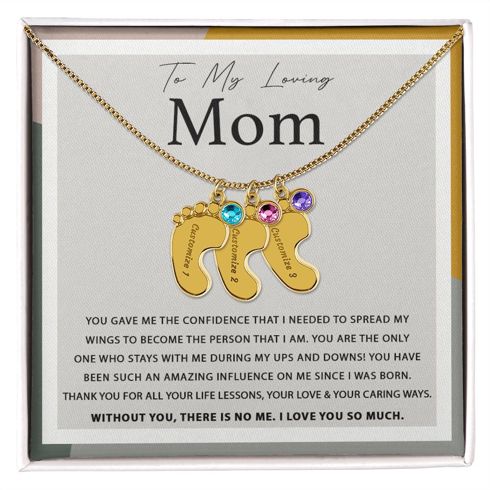 Birthstone Baby Feet Necklace - Sweet Sentimental GiftsBirthstone Baby Feet NecklaceNecklaceSOFSweet Sentimental GiftsSO-10069707Birthstone Baby Feet NecklaceStandard Box18K Yellow Gold Finish3 Charms457167843368