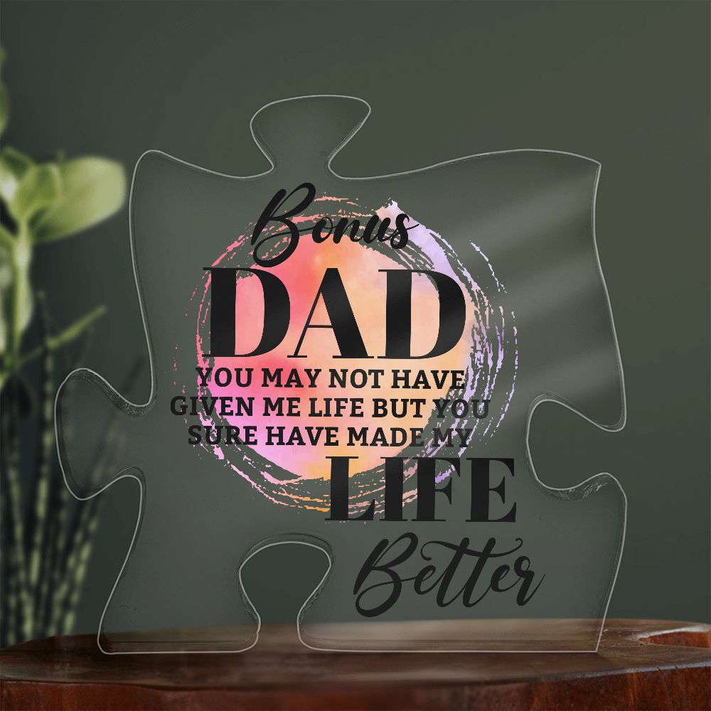 Bonus Dad Father's Day Puzzle Plaque - Sweet Sentimental GiftsBonus Dad Father's Day Puzzle PlaqueFashion PlaqueSOFSweet Sentimental GiftsSO-10644281Bonus Dad Father's Day Puzzle Plaque657712756734