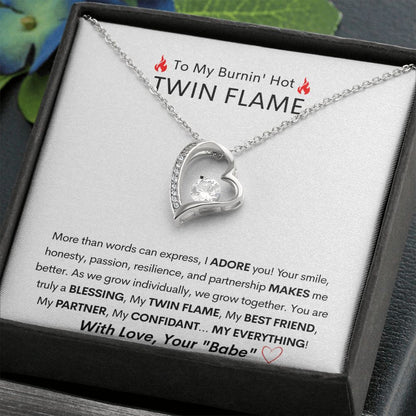 Burnin' Hot Twin Flame Forever Love Necklace - Sweet Sentimental GiftsBurnin' Hot Twin Flame Forever Love NecklaceNecklaceSOFSweet Sentimental GiftsSO-8906545Burnin' Hot Twin Flame Forever Love NecklaceStandard Box14k White Gold Finish279745709343