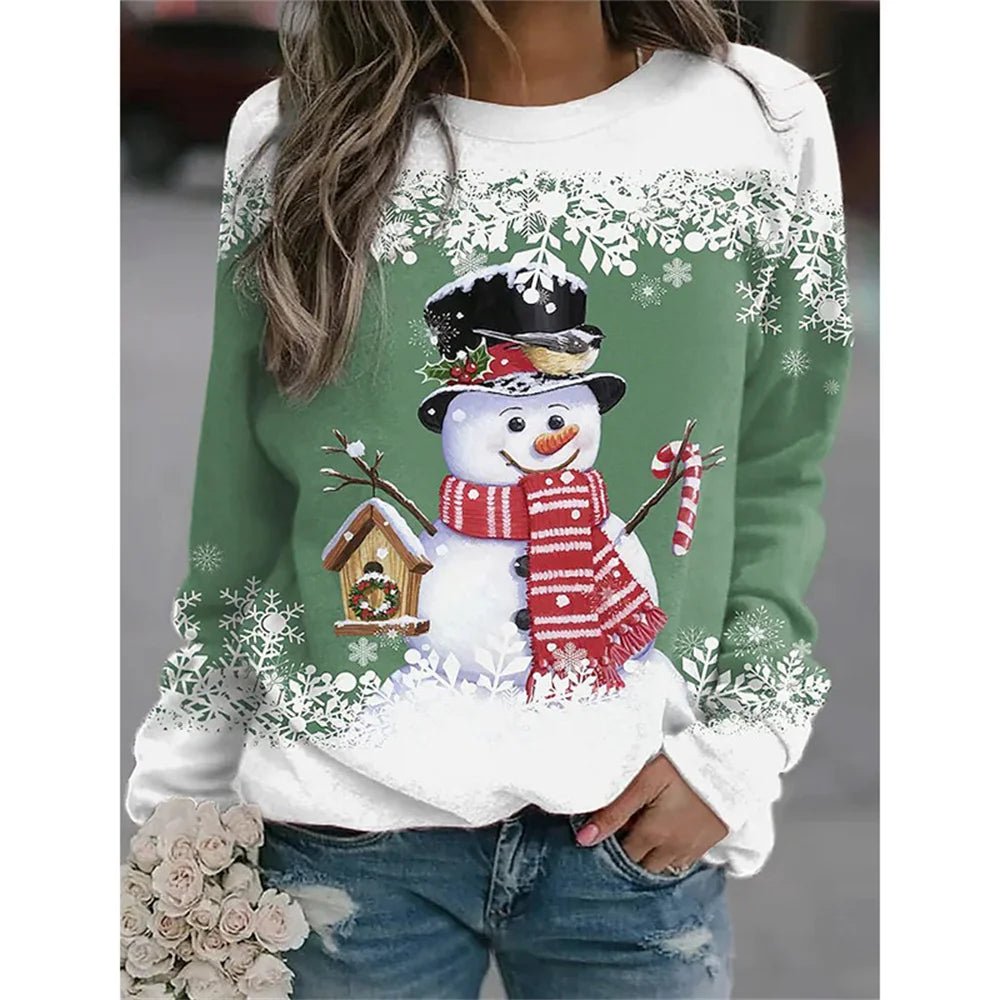 Christmas Snowman Sweater - Sweet Sentimental GiftsChristmas Snowman SweaterWomen's ClothingFabulous JewellerySweet Sentimental Gifts68980495-Green-SChristmas Snowman SweaterSGreen658552512603