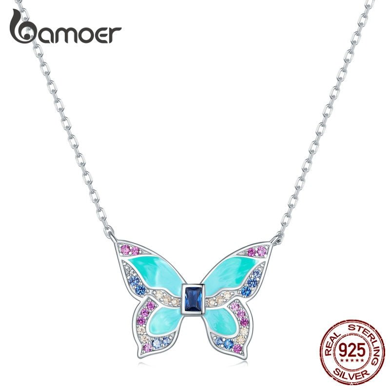 Colorful Butterfly Pendant Necklace - Sweet Sentimental GiftsColorful Butterfly Pendant NecklaceNecklaceBamoerSweet Sentimental Gifts3256804950303967|<none>|3256804950303967441300684635