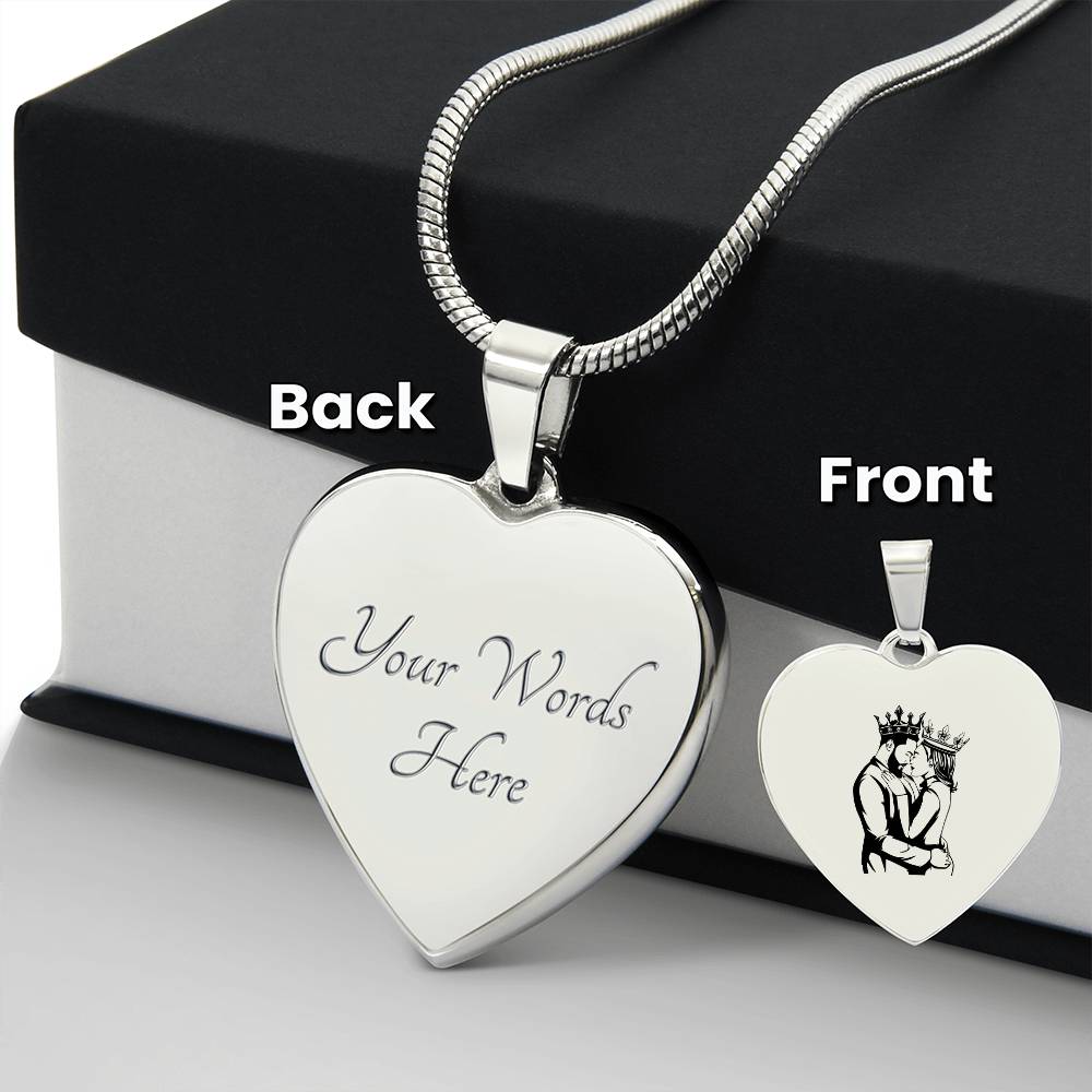 Couple King/Queen Heart Shaped Necklace - Sweet Sentimental GiftsCouple King/Queen Heart Shaped NecklaceNecklaceSOFSweet Sentimental GiftsSO-10862588Couple King/Queen Heart Shaped NecklaceYesPolished Stainless Steel434416613156