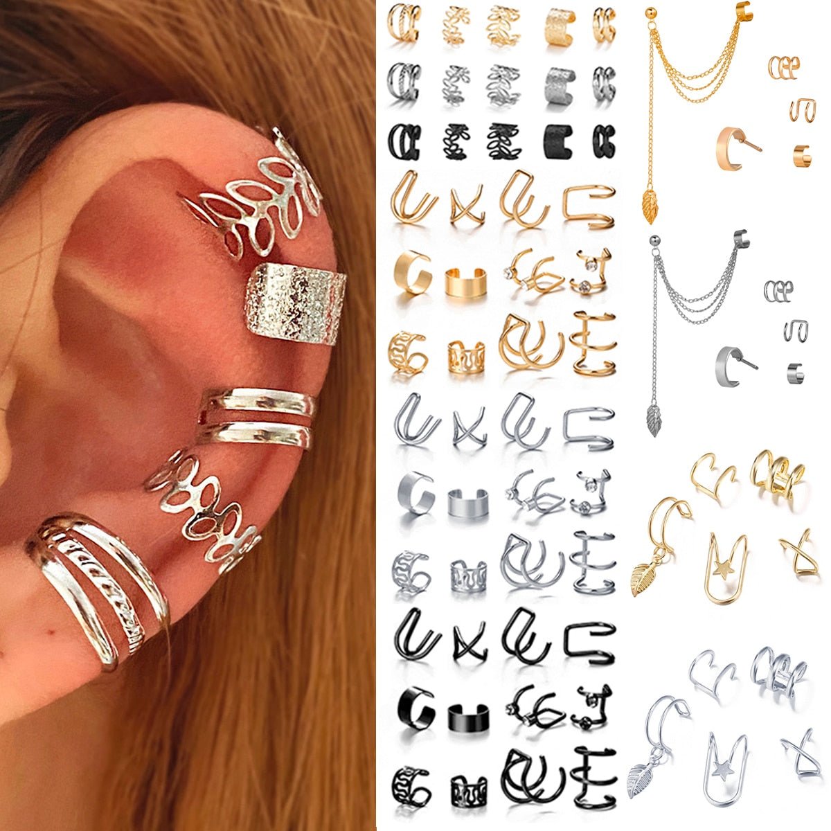 Creative Simple Ear Cuff Clip Earring Sets - Sweet Sentimental GiftsCreative Simple Ear Cuff Clip Earring SetsEarringsLatsSweet Sentimental Gifts3256803550559637-66954Creative Simple Ear Cuff Clip Earring SetsGold Cuff054499264320