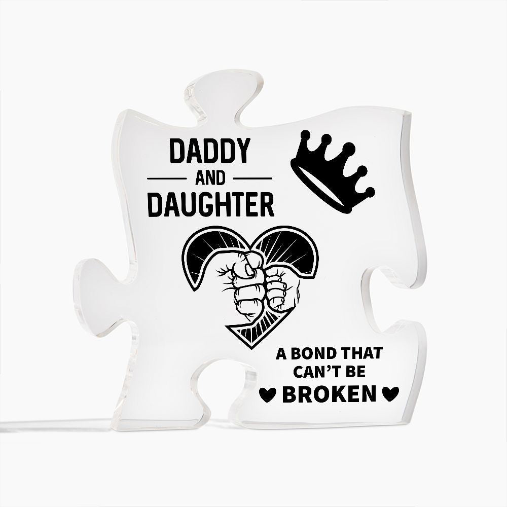 Daddy & Daughter Unbreakable Bond Puzzle Plaque - Sweet Sentimental GiftsDaddy & Daughter Unbreakable Bond Puzzle PlaqueFashion PlaqueSOFSweet Sentimental GiftsSO-10644322Daddy & Daughter Unbreakable Bond Puzzle Plaque779087396466