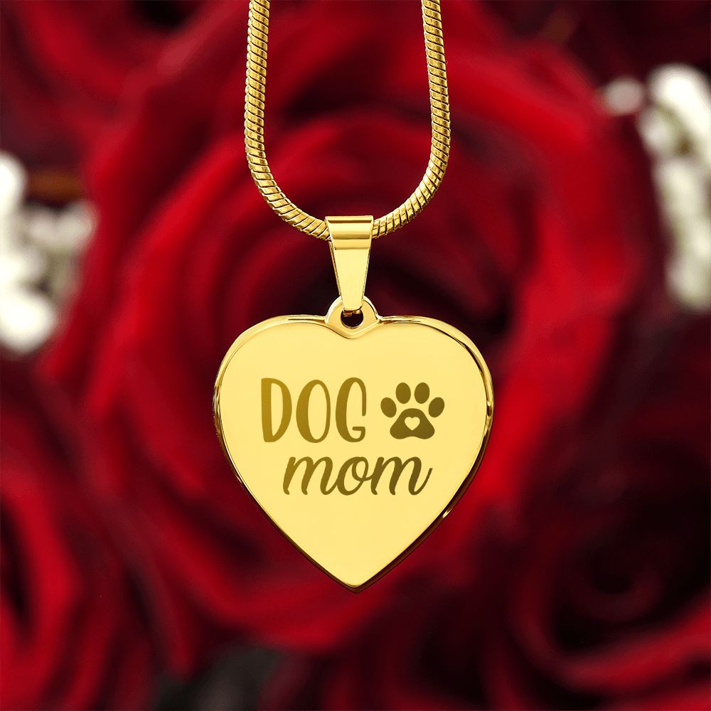 Dog Mom Engraved Heart Necklace - Sweet Sentimental GiftsDog Mom Engraved Heart NecklaceNecklaceSOFSweet Sentimental GiftsSO-10862605Dog Mom Engraved Heart NecklaceNo18k Yellow Gold Finish666175327092