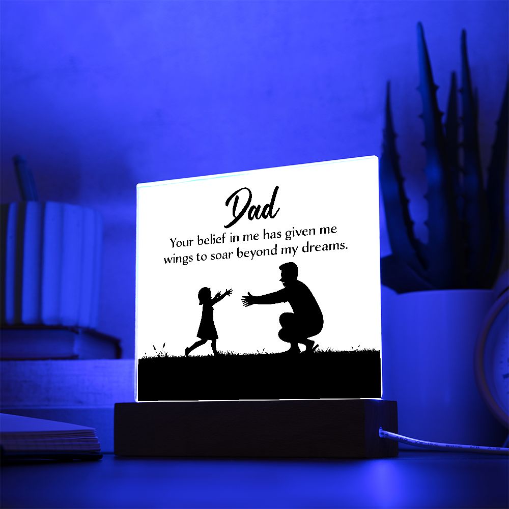Father's Day Square Acrylic Plaque - Sweet Sentimental GiftsFather's Day Square Acrylic PlaqueFashion PlaqueSOFSweet Sentimental GiftsSO-10643857Father's Day Square Acrylic PlaqueAcrylic Square with LED Base146681302054