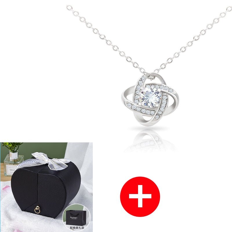 Flower Gift Box - Sweet Sentimental GiftsFlower Gift BoxNecklaceEternal RoseSweet Sentimental Gifts3256802988973853-black style 4Flower Gift BoxBlack Box w/ Silver Infinity Loop Message Necklace65921430