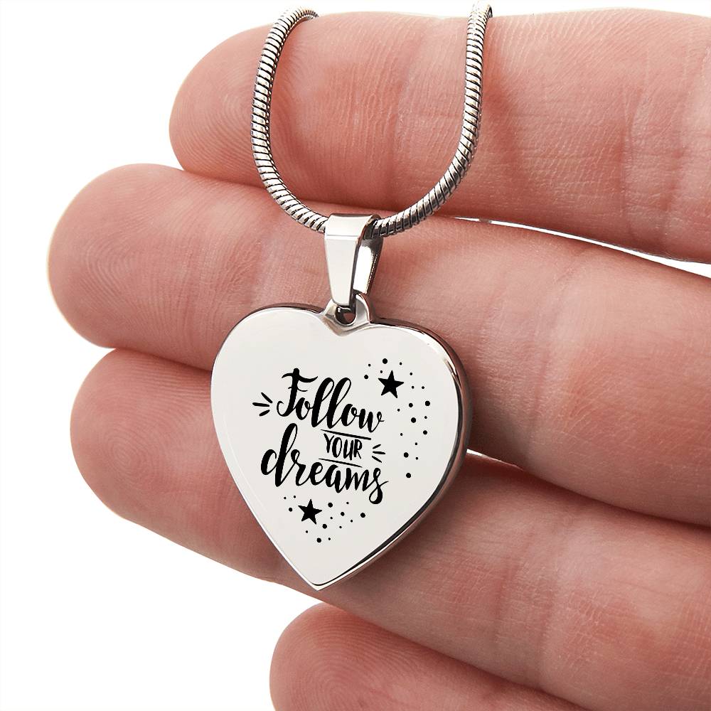 Follow Your Heart Engraved Necklace - Sweet Sentimental GiftsFollow Your Heart Engraved NecklaceJewelrySOFSweet Sentimental GiftsSO-10862637Follow Your Heart Engraved NecklaceNoPolished Stainless Steel085154348741