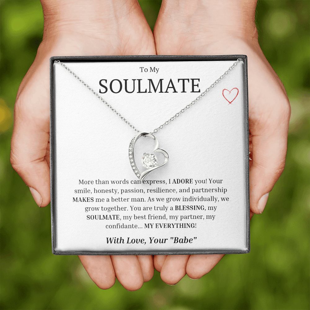 Forever Love To My Soulmate - Sweet Sentimental GiftsForever Love To My SoulmateNecklaceSOFSweet Sentimental GiftsSO-8667894Forever Love To My SoulmateStandard Box18k Yellow Gold Finish115877474998