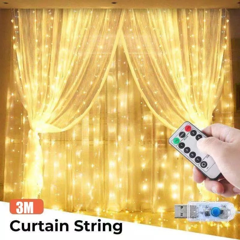 Garland LED Curtain Lights - Sweet Sentimental GiftsGarland LED Curtain LightsHome & GardenNewgoodfine StoreSweet Sentimental Gifts27308108-No-remote-control-A-3Mx1m-100LEDGarland LED Curtain Lights3Mx1m 100LEDNo remote control-A928477525843