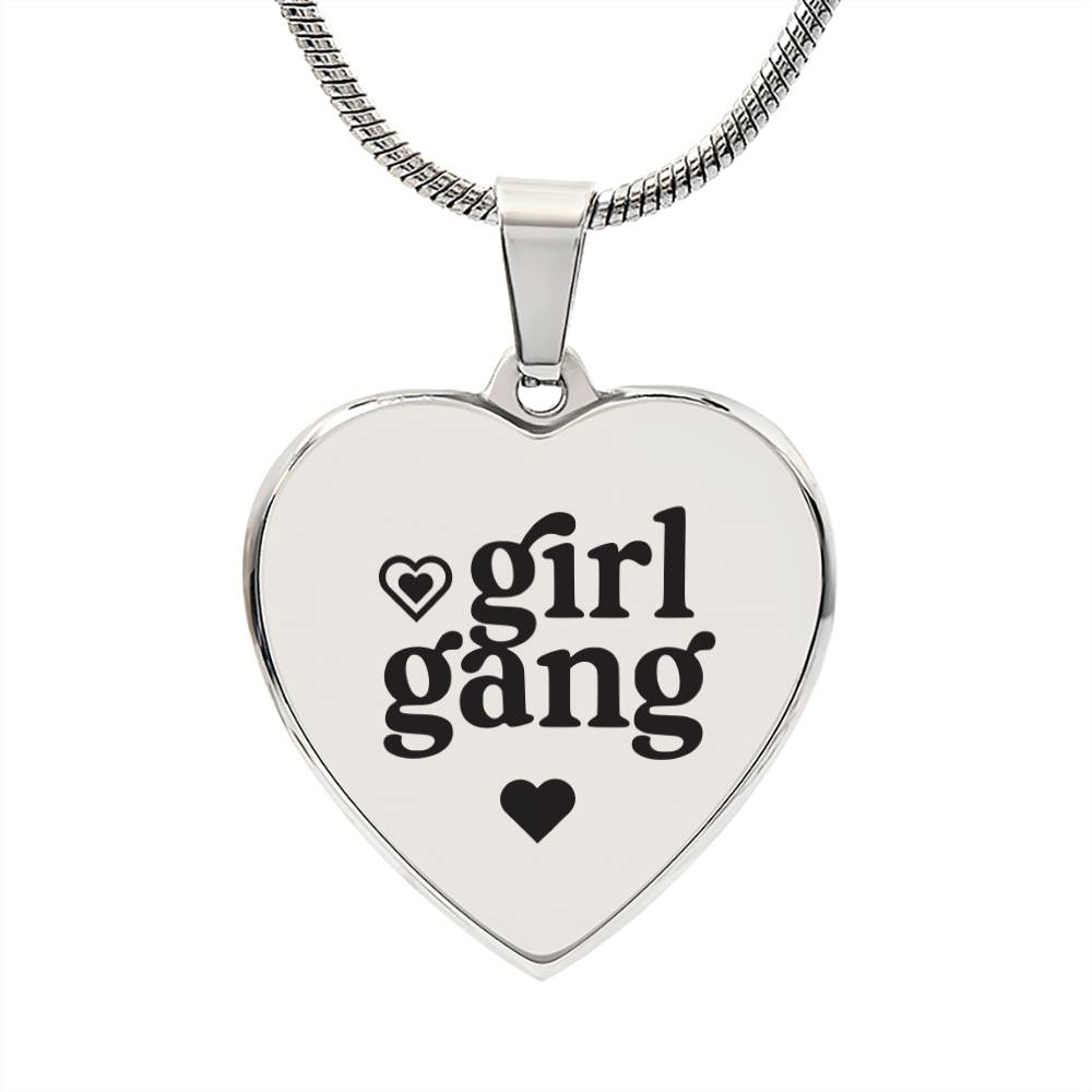 Girl Gang Engraved Heart Necklace - Sweet Sentimental GiftsGirl Gang Engraved Heart NecklaceNecklaceSOFSweet Sentimental GiftsSO-10862655Girl Gang Engraved Heart NecklaceNoPolished Stainless Steel270754140295