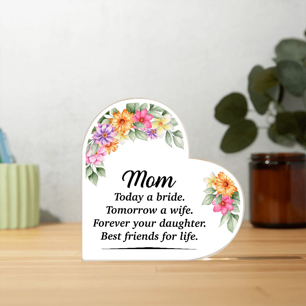 Heart Shaped Acrylic Mom Best Friends For Life Plaque - Sweet Sentimental GiftsHeart Shaped Acrylic Mom Best Friends For Life PlaqueFashion PlaqueSOFSweet Sentimental GiftsSO-10334199Heart Shaped Acrylic Mom Best Friends For Life Plaque480711841053