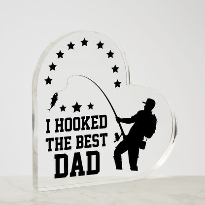 I Hooked The Best Dad Heart Acrylic Plaque - Sweet Sentimental GiftsI Hooked The Best Dad Heart Acrylic PlaqueFashion PlaqueSOFSweet Sentimental GiftsSO-10644197I Hooked The Best Dad Heart Acrylic Plaque844696265776