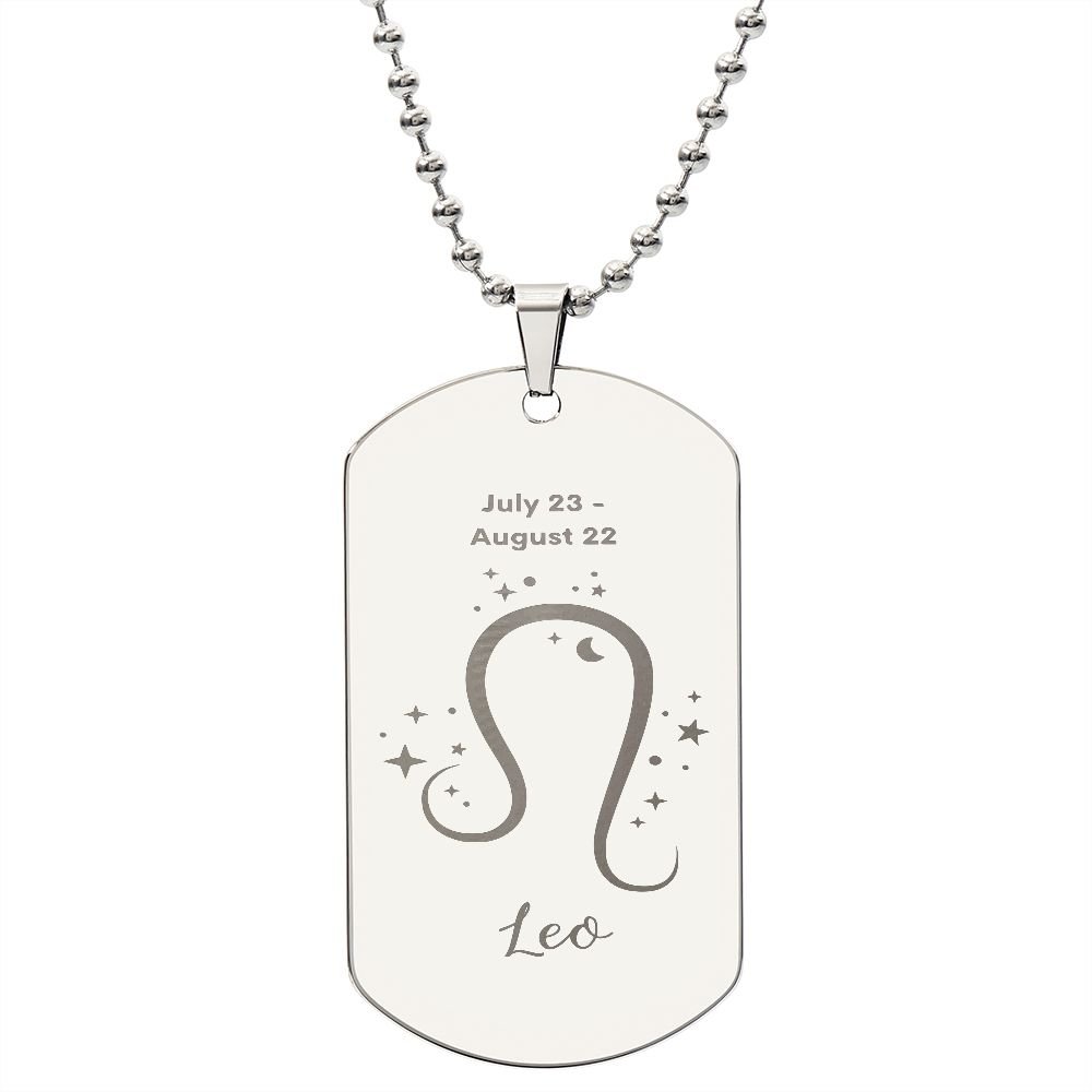 Leo Sign - Dog Tag Necklace - Sweet Sentimental GiftsLeo Sign - Dog Tag NecklaceDog TagSOFSweet Sentimental GiftsSO-9486896Leo Sign - Dog Tag NecklaceNoPolished Stainless Steel365830219580