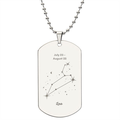 Leo Stars - Dog Tag Necklace - Sweet Sentimental GiftsLeo Stars - Dog Tag NecklaceDog TagSOFSweet Sentimental GiftsSO-9486950Leo Stars - Dog Tag NecklaceNoPolished Stainless Steel794241576485