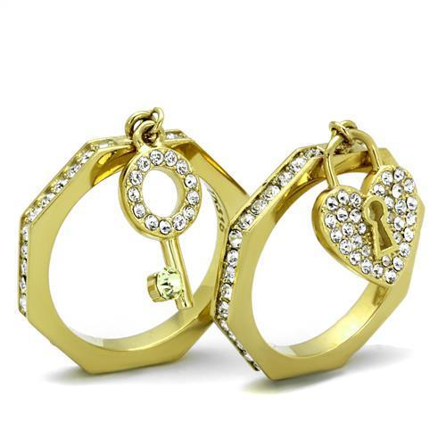 Lock & Key Gold Ring - Sweet Sentimental GiftsLock & Key Gold RingWomen's RingTurquoise TigerSweet Sentimental GiftsTK2127-10Lock & Key Gold Ring10960775274511