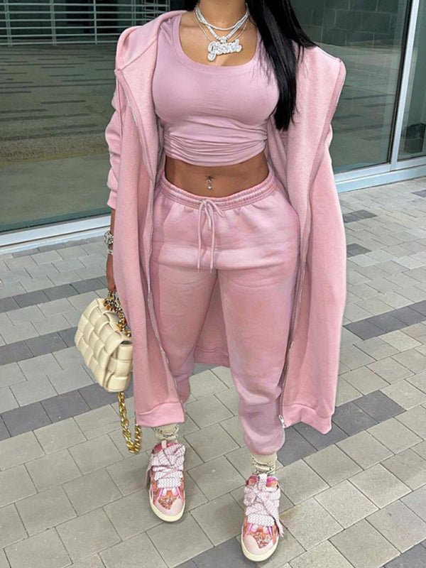 Long-Sleeved Hooded Casual Sports Suit Two-Piece Set - Sweet Sentimental GiftsLong-Sleeved Hooded Casual Sports Suit Two-Piece SetkakacloSweet Sentimental GiftsFSZW17472_P_S_NUBLong-Sleeved Hooded Casual Sports Suit Two-Piece SetSPink203394760745