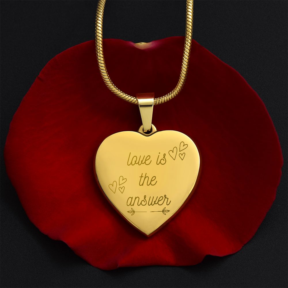 Love is the Answer - Necklace - Sweet Sentimental GiftsLove is the Answer - NecklaceNecklaceSOFSweet Sentimental GiftsSO-9294455Love is the Answer - NecklaceYes18k Yellow Gold Finish028514003829