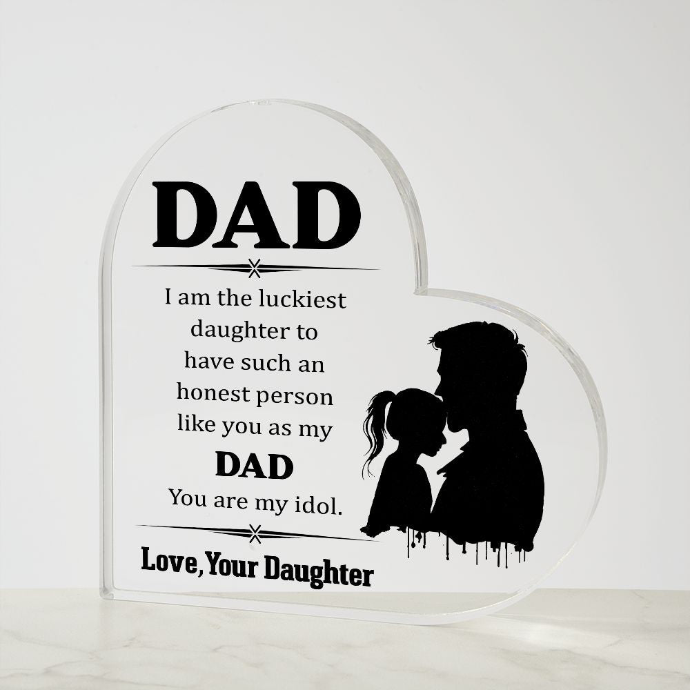 Luckiest Daughter Father's Day Heart Plaque - Sweet Sentimental GiftsLuckiest Daughter Father's Day Heart PlaqueFashion PlaqueSOFSweet Sentimental GiftsSO-10644206Luckiest Daughter Father's Day Heart Plaque099440357904