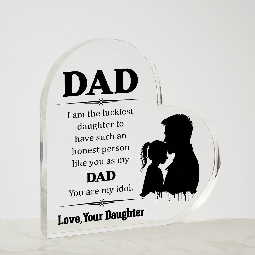 Luckiest Daughter Father's Day Heart Plaque - Sweet Sentimental GiftsLuckiest Daughter Father's Day Heart PlaqueFashion PlaqueSOFSweet Sentimental GiftsSO-10644206Luckiest Daughter Father's Day Heart Plaque099440357904