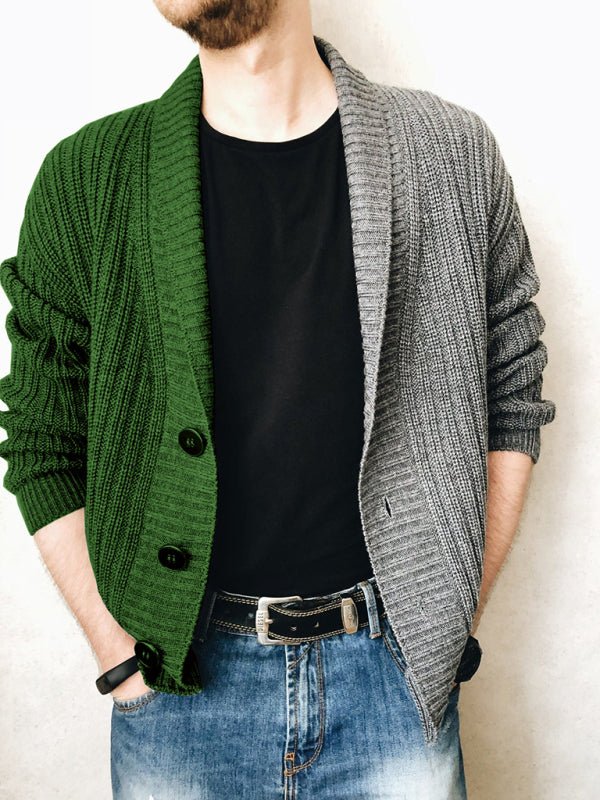 Men's Color Block Single Breasted Casual Knit Cardigan - Sweet Sentimental GiftsMen's Color Block Single Breasted Casual Knit CardigankakacloSweet Sentimental GiftsFSZM01621_DBL_M_NUBMen's Color Block Single Breasted Casual Knit CardiganMNavy Blue