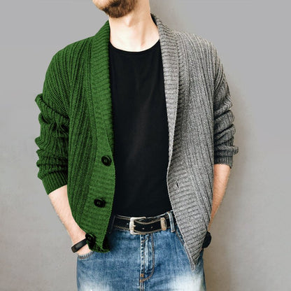 Men's Color Block Single Breasted Casual Knit Cardigan - Sweet Sentimental GiftsMen's Color Block Single Breasted Casual Knit CardigankakacloSweet Sentimental GiftsFSZM01621_G_M_NUBMen's Color Block Single Breasted Casual Knit CardiganMGreen