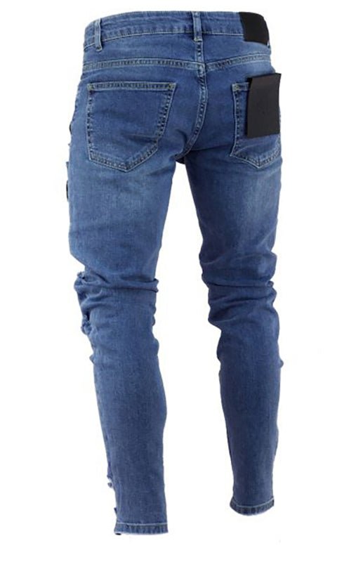 Men's Fashion Frayed Slim Fit Long Jeans - Sweet Sentimental GiftsMen's Fashion Frayed Slim Fit Long JeanskakacloSweet Sentimental GiftsFSZM01159_DBL_S_NUBMen's Fashion Frayed Slim Fit Long JeansSNavy Blue68003877