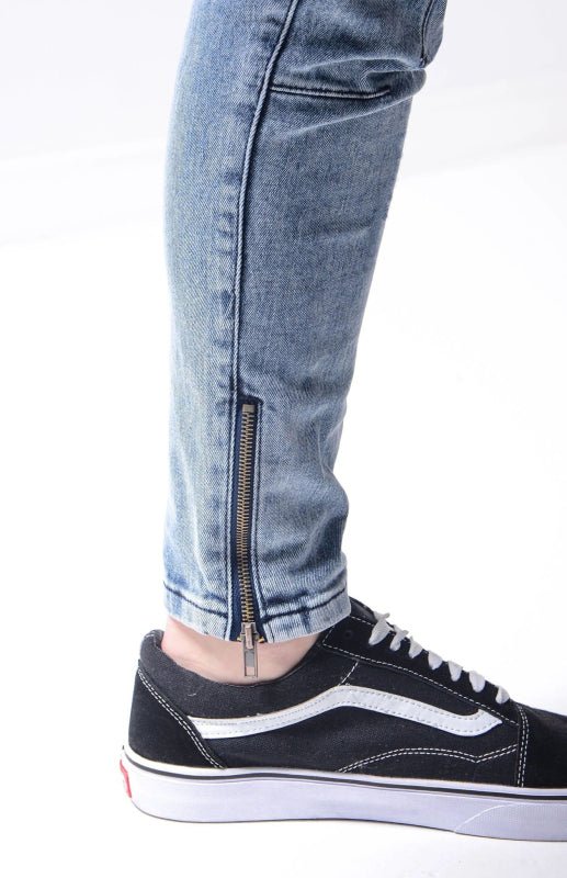 Men's Fashion Frayed Slim Fit Long Jeans - Sweet Sentimental GiftsMen's Fashion Frayed Slim Fit Long JeanskakacloSweet Sentimental GiftsFSZM01167_LBL_S_NUBMen's Fashion Frayed Slim Fit Long JeansSMist blue