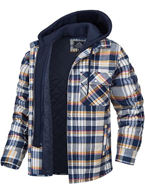 Men’s Plaid Pattern Flannel Contrast With Quilted Lined Hoodie Shirt Jacket - Sweet Sentimental GiftsMen’s Plaid Pattern Flannel Contrast With Quilted Lined Hoodie Shirt JacketkakacloSweet Sentimental GiftsFSZM01508_PAT3_S_NUBMen’s Plaid Pattern Flannel Contrast With Quilted Lined Hoodie Shirt JacketSPrinting 301221208