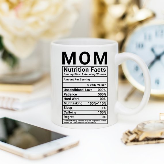 Mother's Day Coffee Mug - Mom Nutrition Facts - Sweet Sentimental GiftsMother's Day Coffee Mug - Mom Nutrition FactsMugsMagenta ShadowSweet Sentimental GiftsALLWHITE11OZMother's Day Coffee Mug - Mom Nutrition FactsAll White 11 oz426528438635