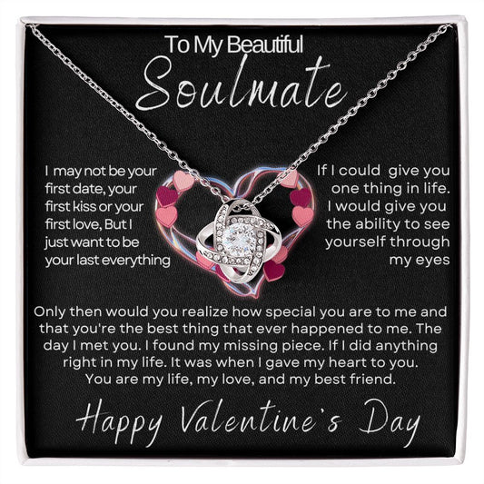 My Beautiful Soulmate Love Knot Necklace - Sweet Sentimental GiftsMy Beautiful Soulmate Love Knot NecklaceNecklaceSOFSweet Sentimental GiftsSO-9049929My Beautiful Soulmate Love Knot NecklaceStandard Box14K White Gold Finish339768898544