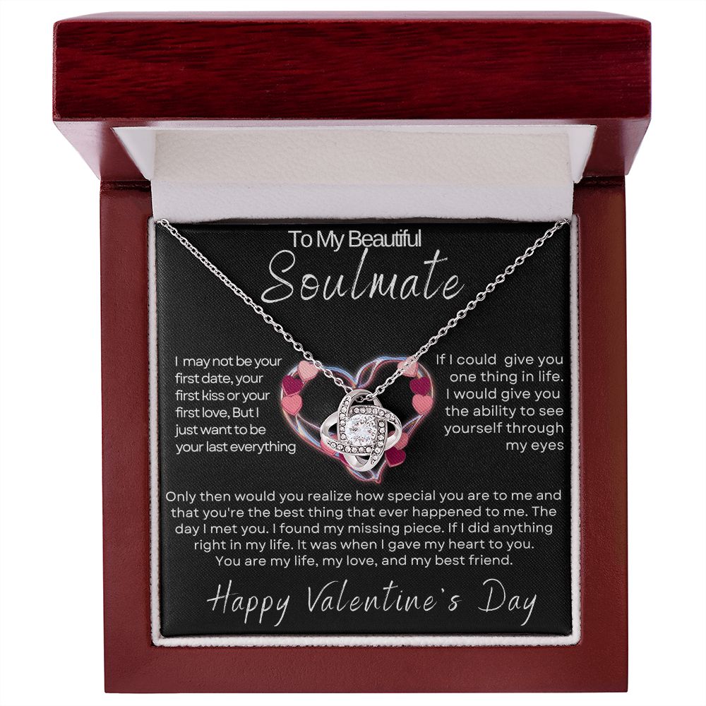 My Beautiful Soulmate Love Knot Necklace - Sweet Sentimental GiftsMy Beautiful Soulmate Love Knot NecklaceNecklaceSOFSweet Sentimental GiftsSO-9049931My Beautiful Soulmate Love Knot NecklaceLuxury Box14K White Gold Finish204032938380