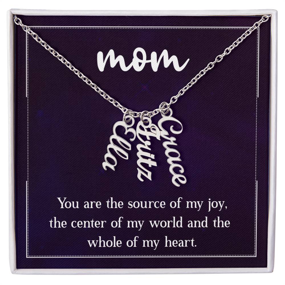 Personalized Vertical Name Necklace - Sweet Sentimental GiftsPersonalized Vertical Name NecklaceNecklaceSOFSweet Sentimental GiftsSO-11434118Personalized Vertical Name NecklaceStandard BoxPolished Stainless Steel3 Names690550316289