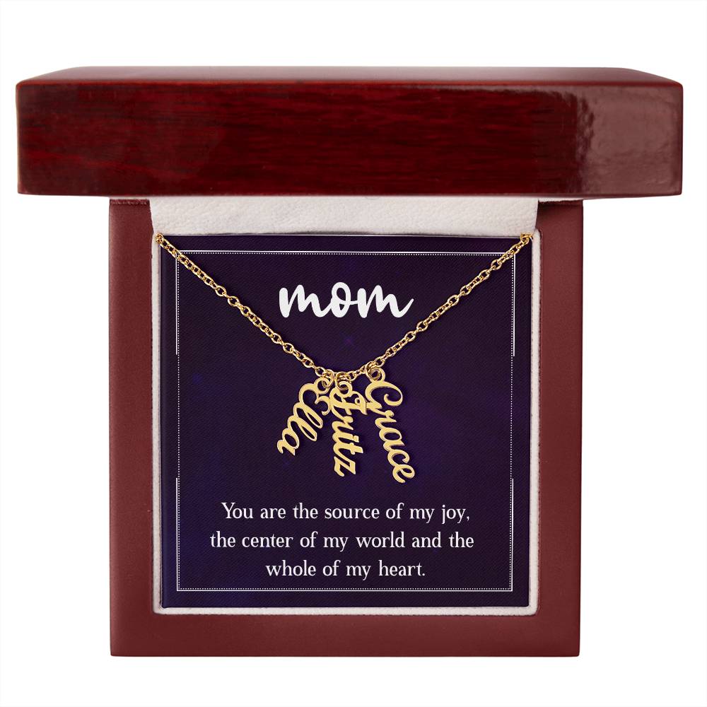 Personalized Vertical Name Necklace - Sweet Sentimental GiftsPersonalized Vertical Name NecklaceNecklaceSOFSweet Sentimental GiftsSO-11434121Personalized Vertical Name NecklaceLuxury Box18K Yellow Gold Finish3 Names