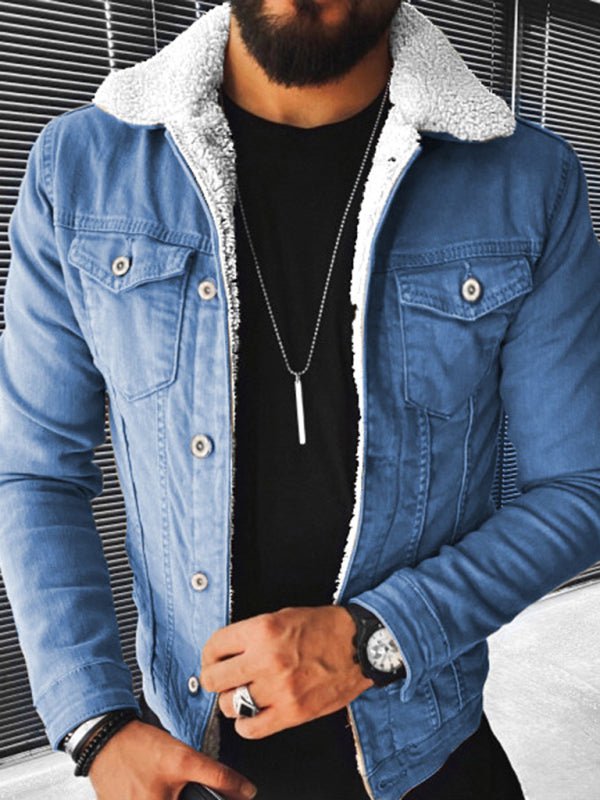 Plush Style Thickened Denim Men's Outer Jacket - Sweet Sentimental GiftsPlush Style Thickened Denim Men's Outer JacketkakacloSweet Sentimental GiftsFSZM01552_LBL_S_NUBPlush Style Thickened Denim Men's Outer JacketSMist blue50095549