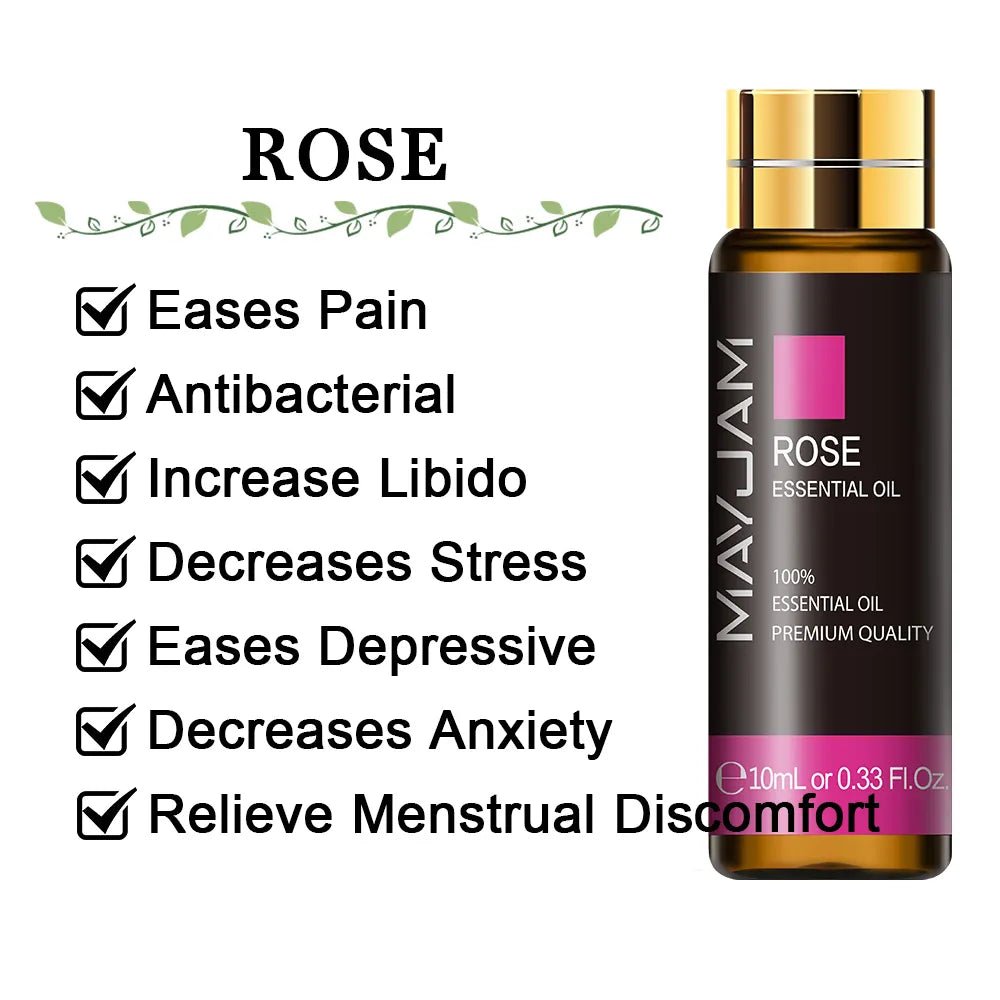 Pure Essential Diffuser Aroma Oils - Sweet Sentimental GiftsPure Essential Diffuser Aroma OilsOil DiffuserSSGSweet Sentimental Gifts4001038008915-Rose-10ml-China4678866780189810mlRose