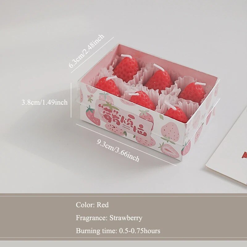 Small Fruits Fragrance Gift Box Candles - Sweet Sentimental GiftsSmall Fruits Fragrance Gift Box CandlesCandlehandcraft decorSweet Sentimental Gifts1005005565570112-6pcs red468378878610346pcs red726587167621