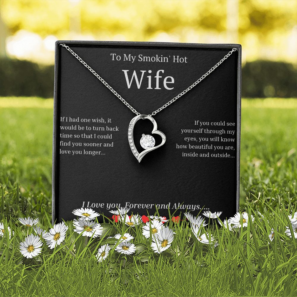 Smokin' Hot Wife Forever Love Necklace - Sweet Sentimental GiftsSmokin' Hot Wife Forever Love NecklaceNecklaceSOFSweet Sentimental GiftsSO-8666545Smokin' Hot Wife Forever Love NecklaceLuxury Box18k Yellow Gold Finish879622232591