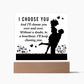 Square Acrylic I Choose You Plaque - Sweet Sentimental GiftsSquare Acrylic I Choose You PlaqueFashion PlaqueSOFSweet Sentimental GiftsSO-10334547Square Acrylic I Choose You PlaqueWooden Base962800397882