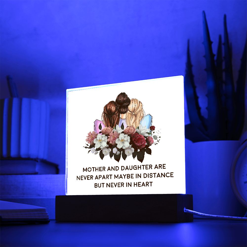 Square Acrylic Never Apart Plaque - Sweet Sentimental GiftsSquare Acrylic Never Apart PlaqueFashion PlaqueSOFSweet Sentimental GiftsSO-10334577Square Acrylic Never Apart PlaqueAcrylic Square with LED Base780530781319