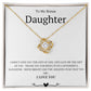 Step Daughter Love Knot Necklace - Sweet Sentimental GiftsStep Daughter Love Knot NecklaceNecklaceSOFSweet Sentimental GiftsSO-8667905Step Daughter Love Knot NecklaceStandard Box18K Yellow Gold Finish835752805876